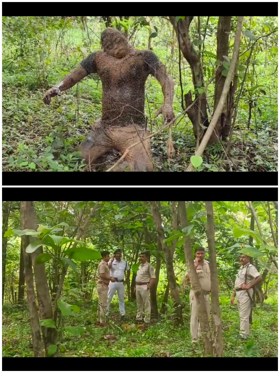 দুর্গাপুর মহিলা কলেজের সামনের জঙ্গল থেকে এক ব্যক্তির পচাগলা দেহ উদ্ধার