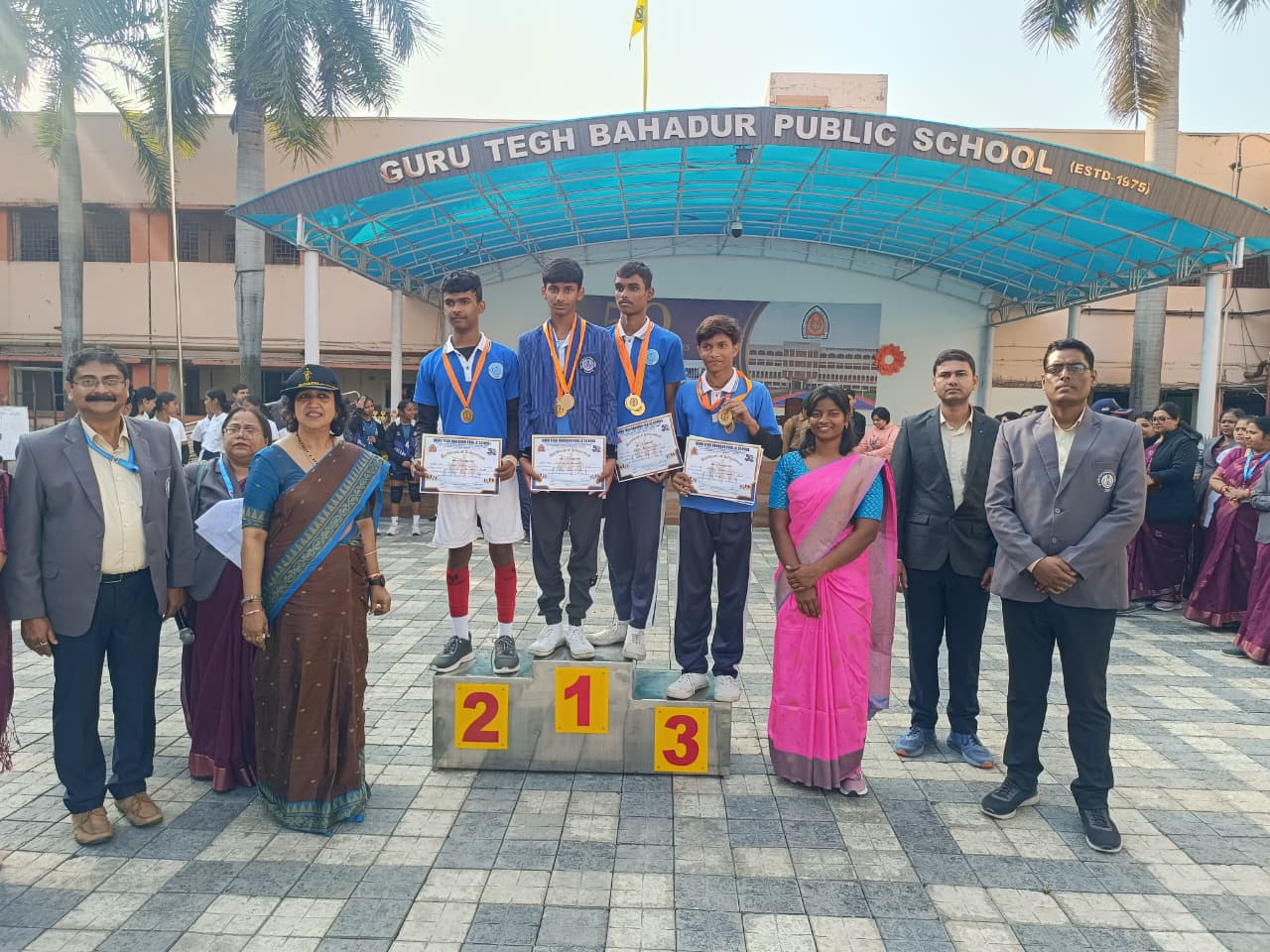 অনুষ্ঠিত হল গুরু তেগ বাহাদুর পাবলিক স্কুলের বার্ষিক ক্রীড়া প্রতিযোগিতা